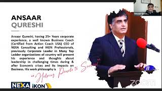 Webinar on How to move up from a Manager to Corporate Leader by Mr. Ansaar Qureshi - PIPFA