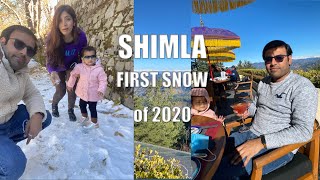 First Snow in Shimla for 2020 Winters & Lunch at Oberoi Wildflower Hall Resort