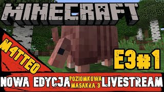 🔴NA ŻYWO - Minecraft: Poziomkowa Masakra 3! NOWA EDYCJA [E3 #1] (w: Ekipa)🔴