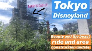 Tokyo Disneyland opens a pathway in underconstruction Beauty and the Beast area!