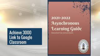 Link Achieve 3000 Assignments to Google Classroom