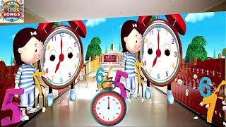 Canción para decir la hora: ¿Qué hora es? | Español Super Simple Kids Songs for You