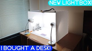 I Bought a Desk! | New Lightbox! | UPDATE VIDEO