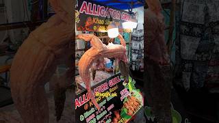 Alligator grill, Bangkok 😮🇹🇭#shorts #beach #travel #thailand ##pattaya #phuket