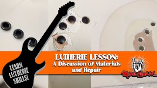 LUTHERIE LESSON: A Discussion About Material, String Ferrules and a RANT About White Guitars!