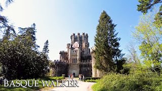 Gatika (Biscay) - Butrón castle | Walking tour Basque Country 4K