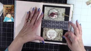 2Journals Process , binding and decoration Part 6