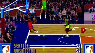 NBA Jam Genesis - Seattle vs. Washington