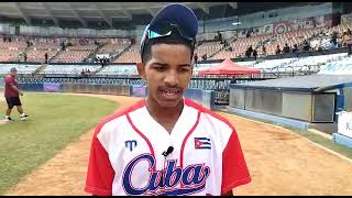 #Deporte: Entrevista a Yohan Rodríguez, torpedero del equipo sub-15 de pelota de Cuba