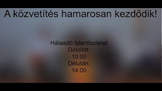 Hálaadó Istentisztelet / Földesi Tamás / 2023.08.27. / Délutáni alkalom