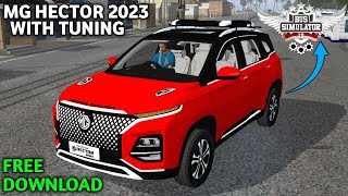 MG HECTOR 2023 FOR BUS SIMULATOR INDONESIA BUSSID FREE DOWNLOAD