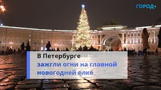 «Волшебство из сказки»: петербуржцы оценили елку на Дворцовой площади