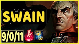 SWAIN VS ALISTAR - 9/0/11 KDA SUPPORT GAMEPLAY