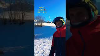 Австрийские 🇦🇹 красоты в Альпах 🏔 | Alps Ski ⛷ 🎿 #shorts