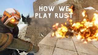 HOW WE PLAY RUST | Bullying 16 Man Neighbor ZERG | Force Wipe Progression