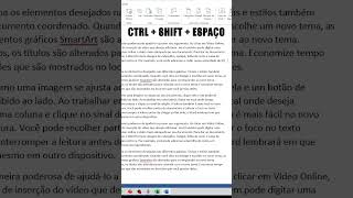 Manter 2 palavras na mesma linha do Word #word #office