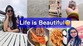 নীল আকাশ,বিশাল সমুদ্র,জীবন সুন্দর🥰 |Life Is Beautiful |Bangladeshi American Vlogger