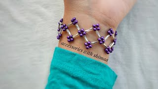 how to make beaded jewelry|اسورة بالخرز بشكل جديد(اساور خرز)