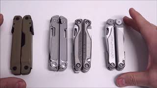 LEATHERMAN, Super Tool 300 vs Free P4 vs Chargue TTi vs Wave+