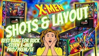 The Uncanny X-Men Stern Pinball SHOTS & LAYOUT! Best BANG for BUCK Pro/Premium/LE Purchase