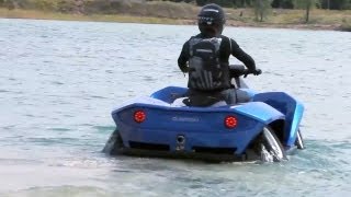 A vehicle fit for Batman, but can go in your garage: The Amphibious Quadski