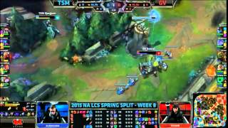 Bjergsen Zed++ Tower vs Keane Urgot Fight   2015 NA LCS Spring