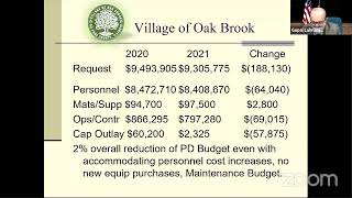 2020-11-11 -- Village Board of Trustees Budget Workshop