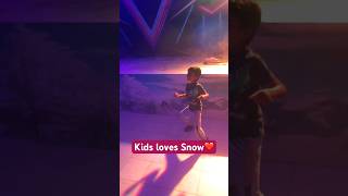 Kids loves snow  why ?❤️👌💐 #viral #trending