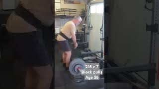 215  x 7 reps rpe 7