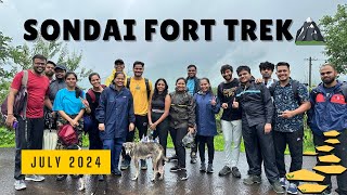 SONDAI FORT TREK 2024 😍| Monsoon First Trek | Trek for beginners | Complete Travel Guide II Vlog 140