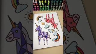 My coloring vault | part 2/2 magical unicorn 🦄💕