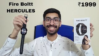 Fire Boltt Hercules unboxing & Review | Best Bluetooth Calling Smartwatch under 2000 rs ?