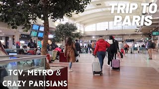 Insane Life in Paris | Ride the French High-Speed Train with me & and doing my work out in the Metro