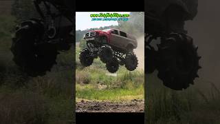 Diesel MAJOR AIR TIME! #GripNripClips #mudbog #trucks #mudding #mudtrucks