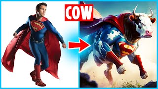 AVENGERS but COW-VENGERS | BULL💥 All Characters | Marvel & DC | SUPERHEROES