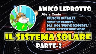 IL SISTEMA SOLARE per bambini. Plutone è un pianeta o no? Leggi la descrizione video