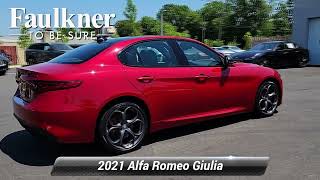 Used 2021 Alfa Romeo Giulia Ti Sport, Willow Grove, PA M7639979