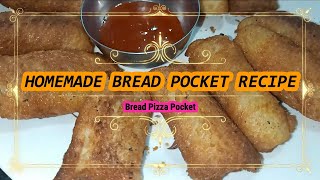 Homemade Bread Pocket Recipe | Bread Pizza Pocket Recipe | ಈ ರೀತಿಯಾಗಿ ಬ್ರೆಡ್ ಪಾಕೆಟ್ ರೆಸಿಪಿ ಮಾಡಿನೋಡಿ