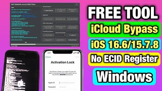 FREE Unlock iCloud Activation iOS 16.6 - iOS 15.7.8 iPhone/iPad/iPod By 007 Ramdisk