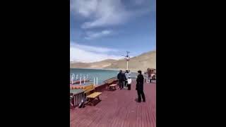 Chinese army and media people in Pangong Lake, Ladakh , Chinese captured Pangong lake in Ladakh 2020