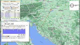 [Tropo] FM DX - Radio stations from Hungary - received in Bihać, Bosnia and Herzegovina (30.01.2023)