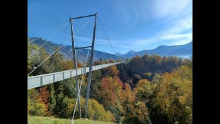 Sigriswil  Panorama Bridge in Autumn🇨🇭