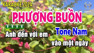 Karaoke Phượng Buồn | Nhạc Sống Tone Nam Dễ Hát | Sinh Nguyễn Karaoke