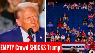 Trump ABRUPTLY Stops Speech After Seeing EMPTY Crowd!