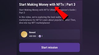 Start Making Money with NFTs | Part 3 | Tapswap Code Video