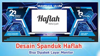 Desain Banner Haflah || Husus Layar Lebar