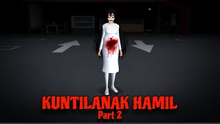 Yuta Dan Mio Didatangi Hantu Kuntilanak Hamil Part 2 || Sakura School Simulator