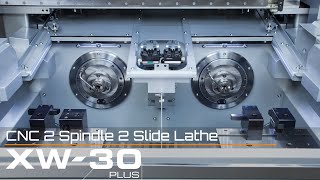 [XW-30 Plus] CNC 2 Spindle 2 Slides Precision Lathe