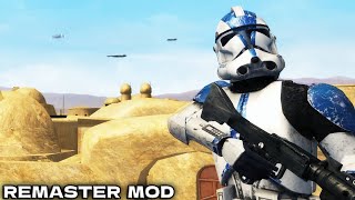 STAR WARS Battlefront 2 (2005) Remaster Mod - Clone Troopers vs CIS Battle Droids | Clone Wars