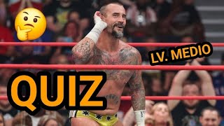 QUANTE NE SAI ? 🧐  QUIZ WWE (lv medio)